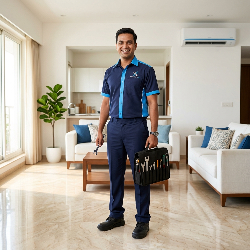 Professional Indian appliance repair technician